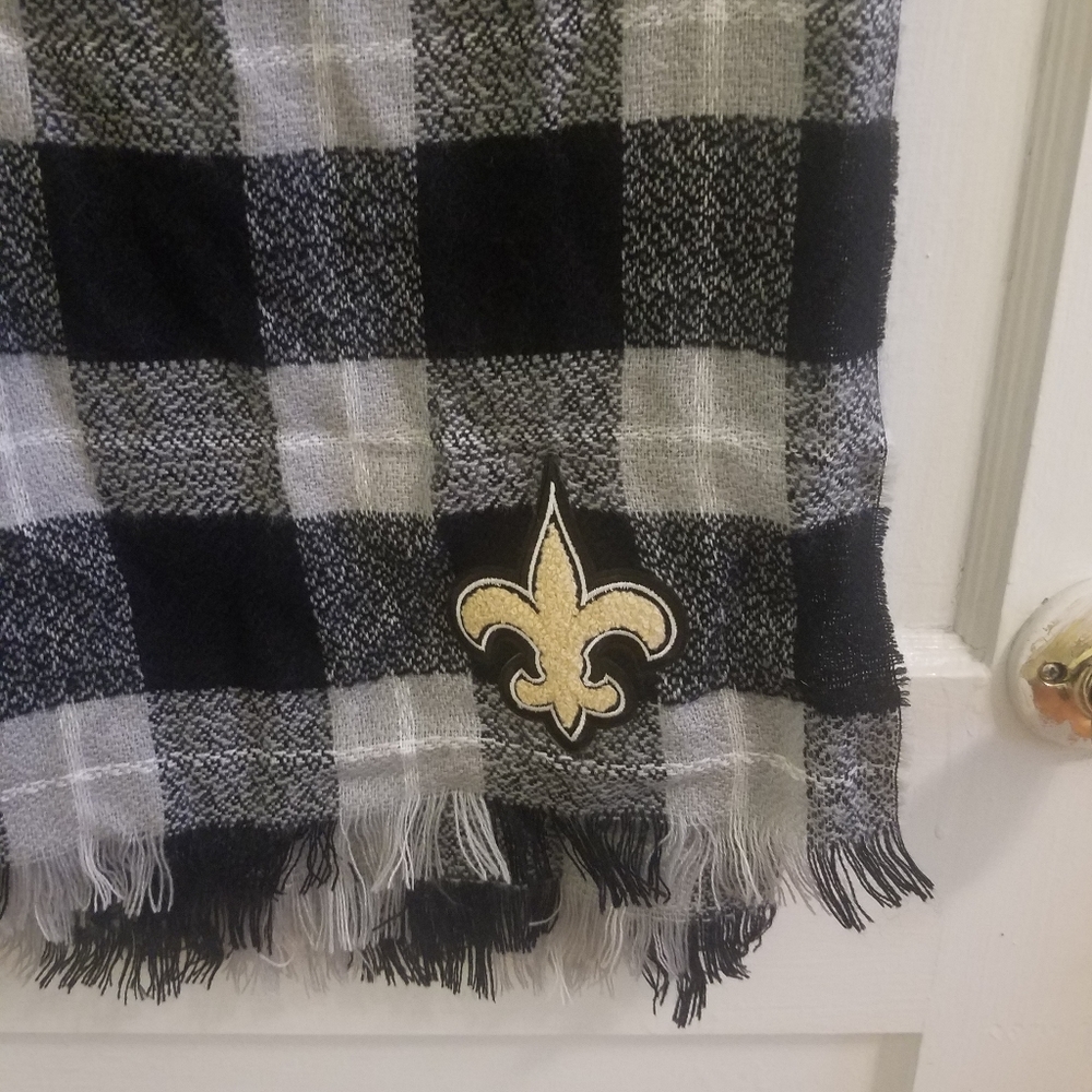 New Orleans Saints fleur de lis scarf/pashmina